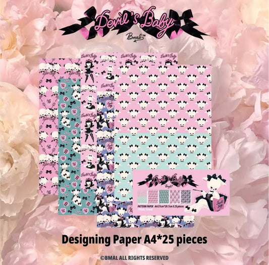 New 🔥BMAL🔥 Devils Baby A4 paper set
